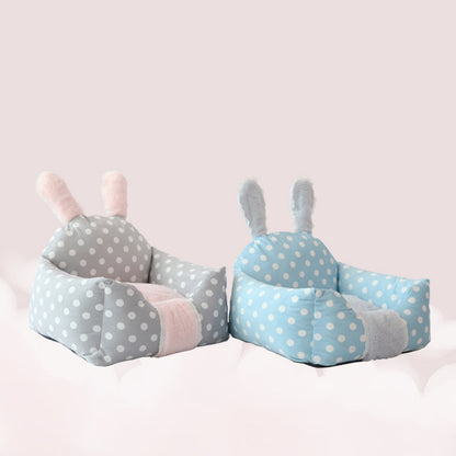 All-Season Cozy Pet Nest with Washable Cushion