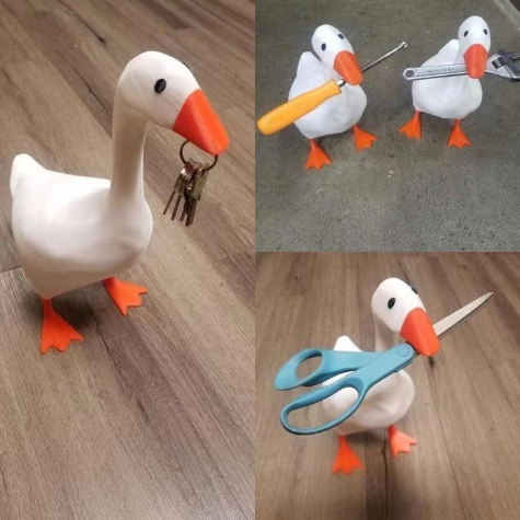 Charming Duck Magnet Key Holder