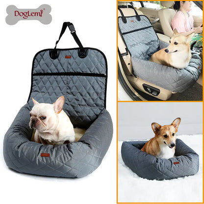 Deluxe Car Pet Bed with Cushion