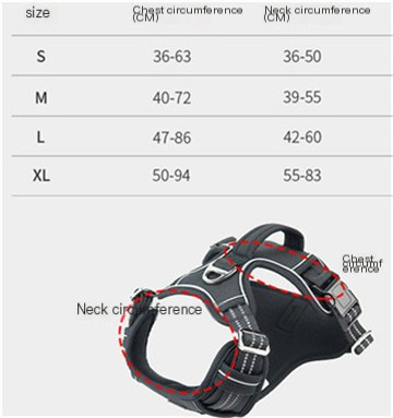 Strong-Grip Waterproof Dog Harness