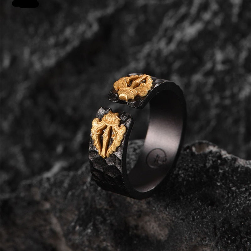 Chic Vintage-Inspired Adjustable Ring
